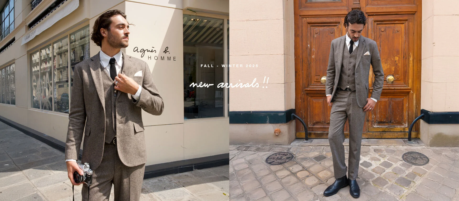 agnès men's new winter collection